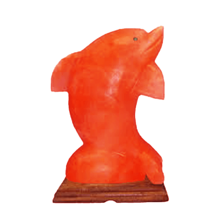Himalayan salt lamps wholesale suppliers dolphin shape carved from natural rock salt for ambient lighting and decorative home interior use